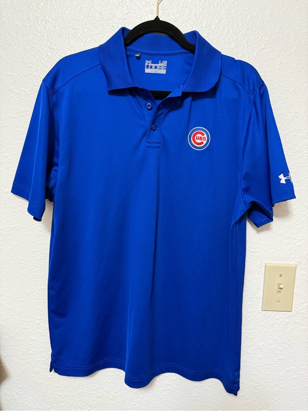Under Armour Men’s Royal Blue Cubs Embroidered Polo